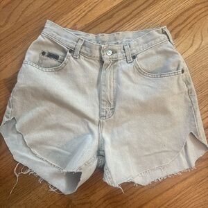 Lee Riveted High Waist Tan Women's Shorts